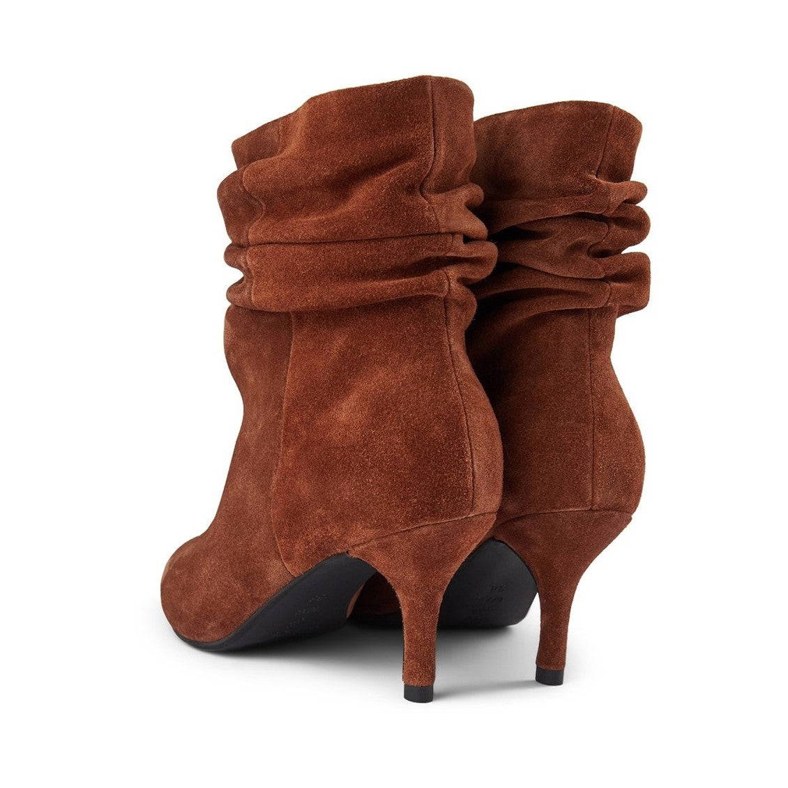 Agnete Slouchy Boots for Women - Brown Leather Ankle Boots with Side Zipper, Comfortable Casual Shoes for Fall & Winter | Perfect for Office, Travel & Everyday Wear