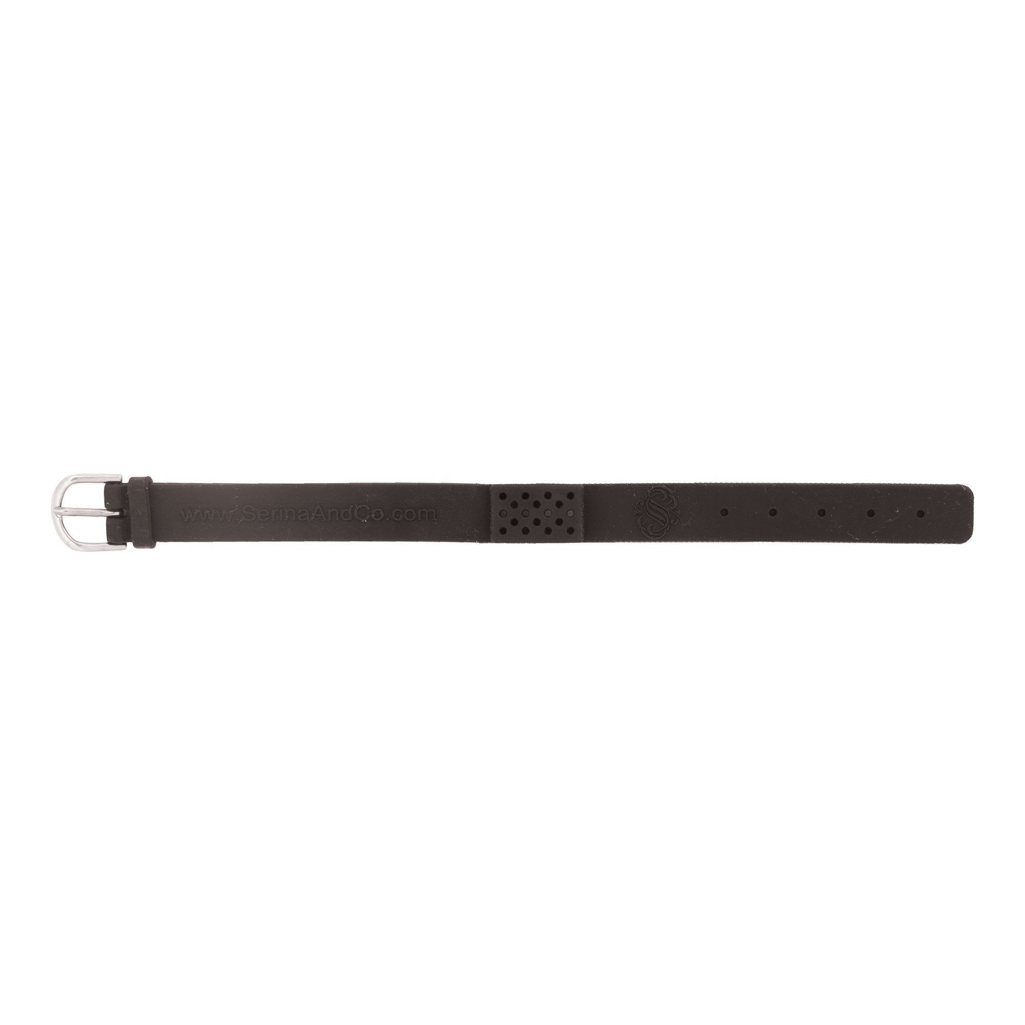 Aromatherapy Essential Oil Diffuser Bracelet for Kids - Black | Relaxation & Focus Aid for School & Travel