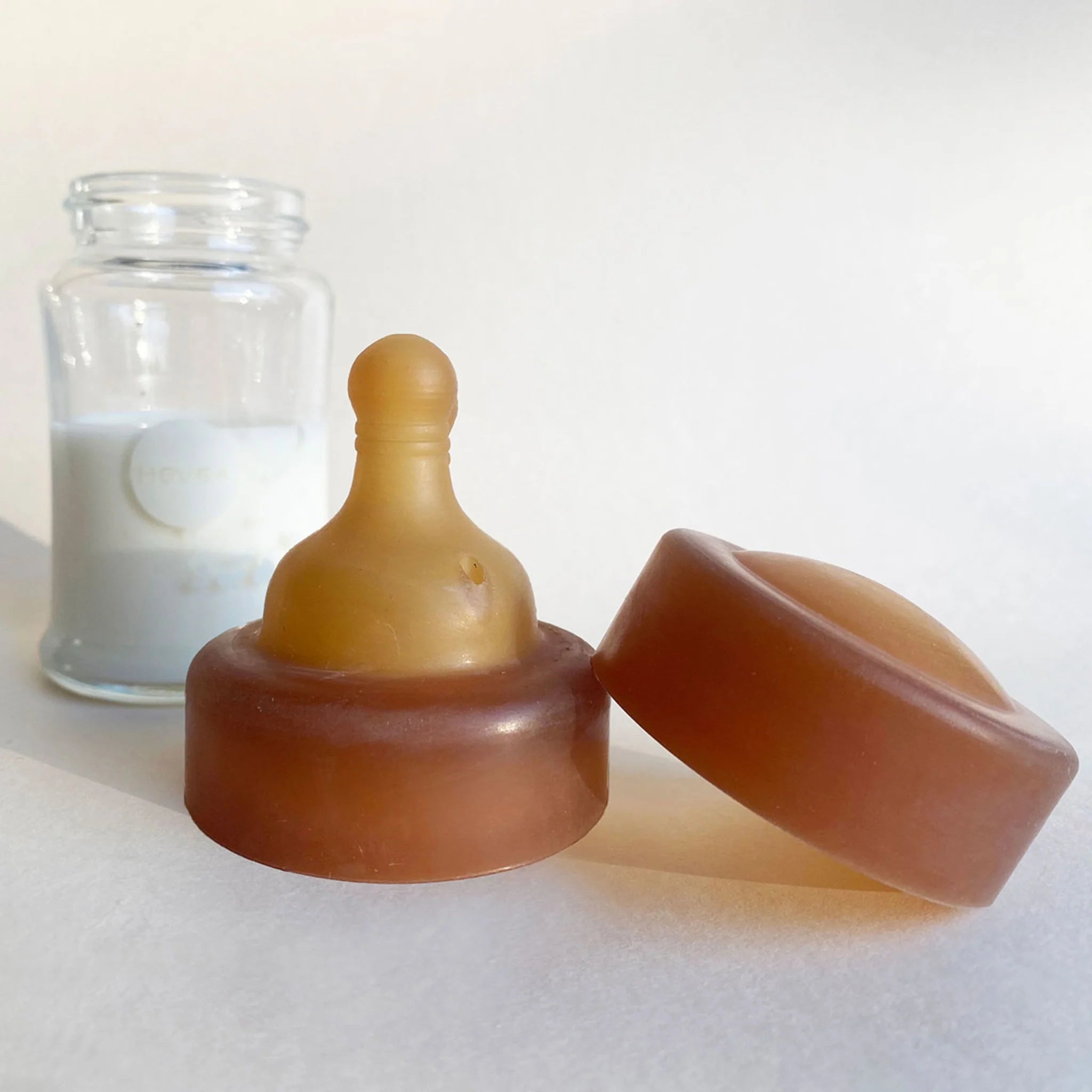 Hevea Natural Rubber Wide Neck Baby Bottle Nipple - BPA-Free, Soft & Flexible for Comfortable Feeding - Perfect for Breastfed Babies & Transitioning to Bottle