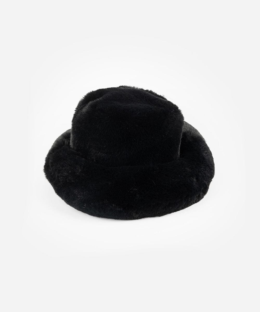 Parker Faux Fur Bucket Hat for Women - Winter Warm Fashion Beanie with Ear Flaps - Perfect for Outdoor Activities, Skiing & Snowboarding