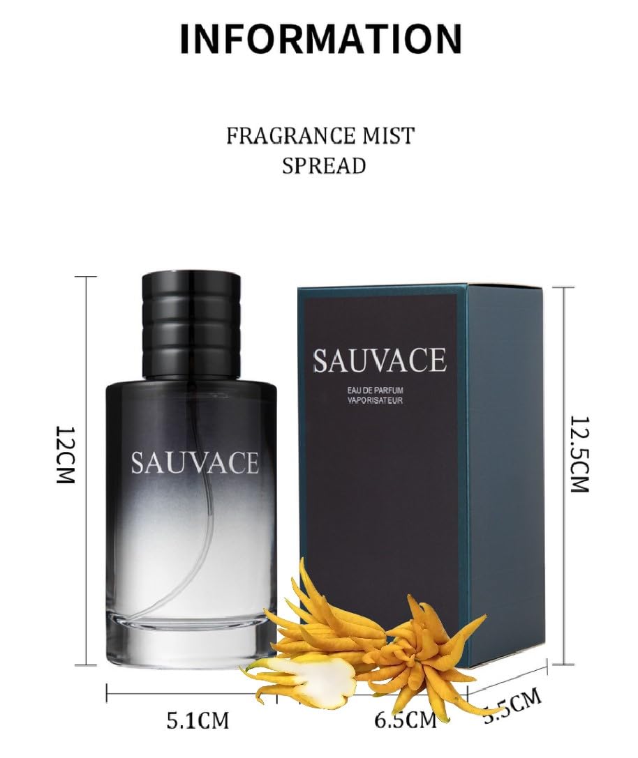 Best Men's Cologne & Pheromone Perfume Spray - Light Woody Fragrance for Lasting Attraction | Day & Night Wear, Dating, Office & Special Occasions