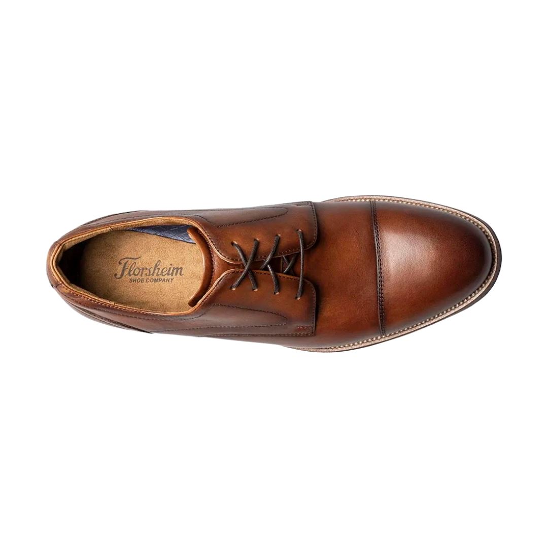 FLORSHEIM RUCCI Cap Toe Oxford Dress Shoes for Men - Medium & Wide Widths - Classic Business & Formal Occasions