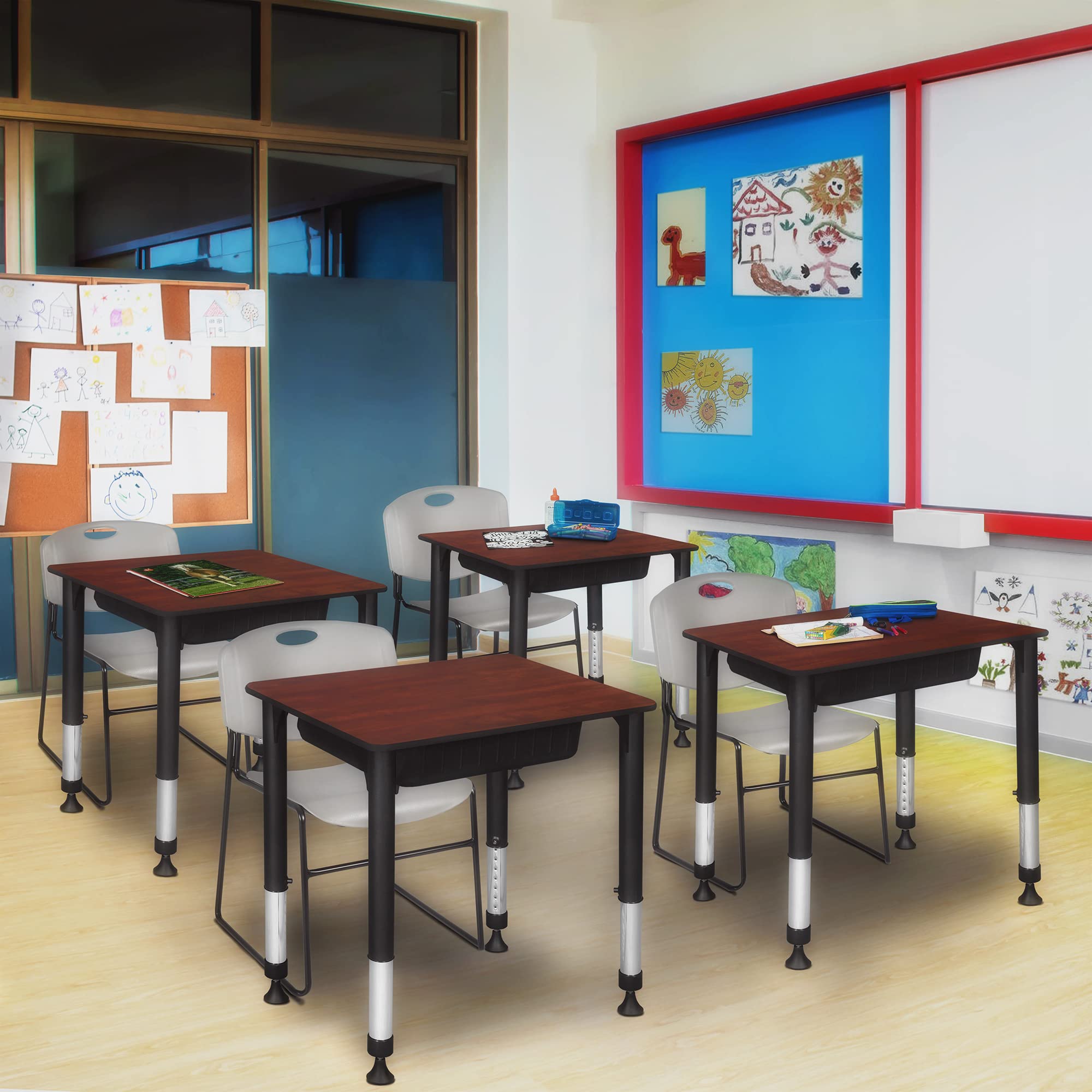 Regency Adjustable Height Student Desk - 18.5