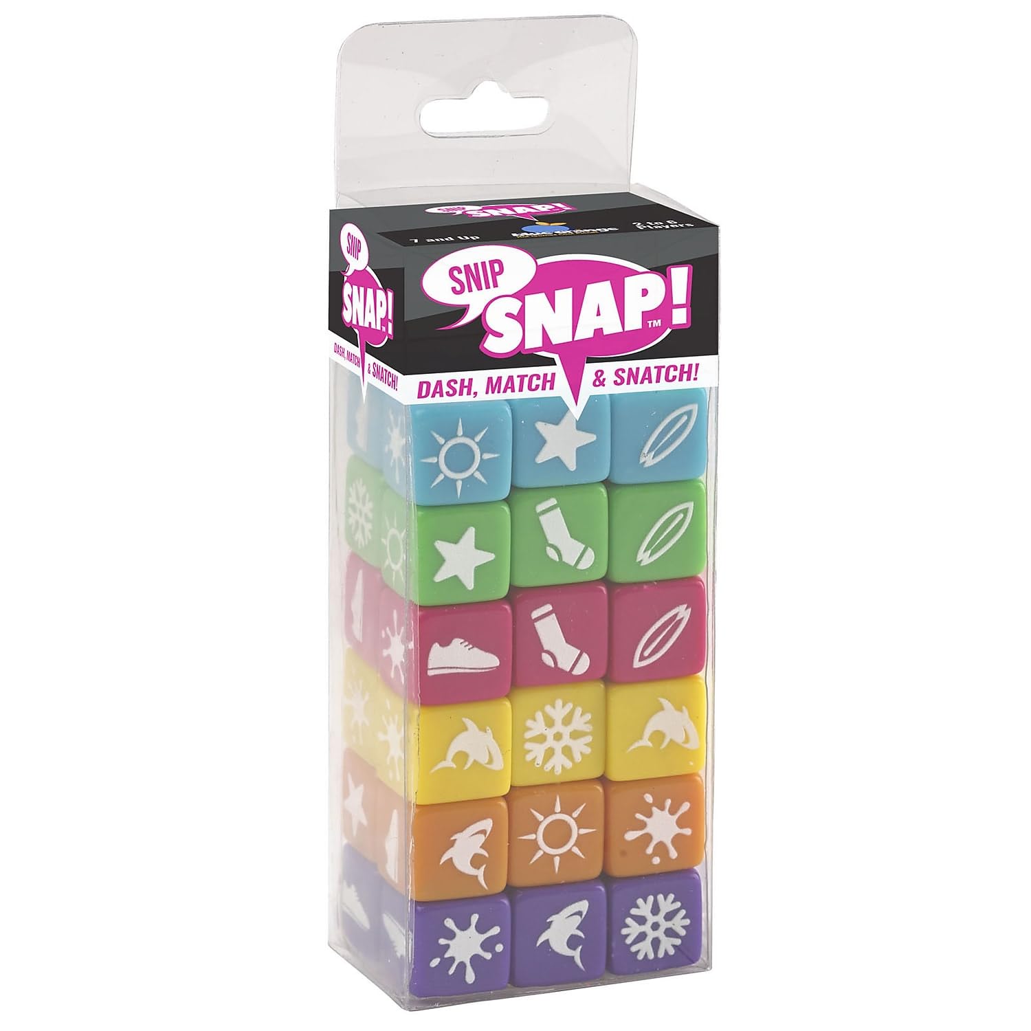 Blue Orange Snip Snap! Card Game for Kids - Fun Family Matching Game for Parties, Travel & Indoor Play