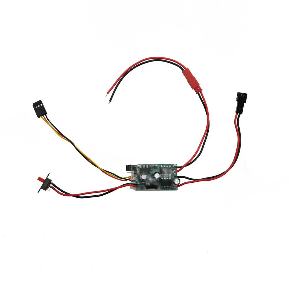 WPL MN DIY Brushed ESC Upgrade 16A/30A with SM Plug & Brake - High Performance RC Car Electronic Speed Controller for Crawlers, Rock Racers & Off-Road Vehicles