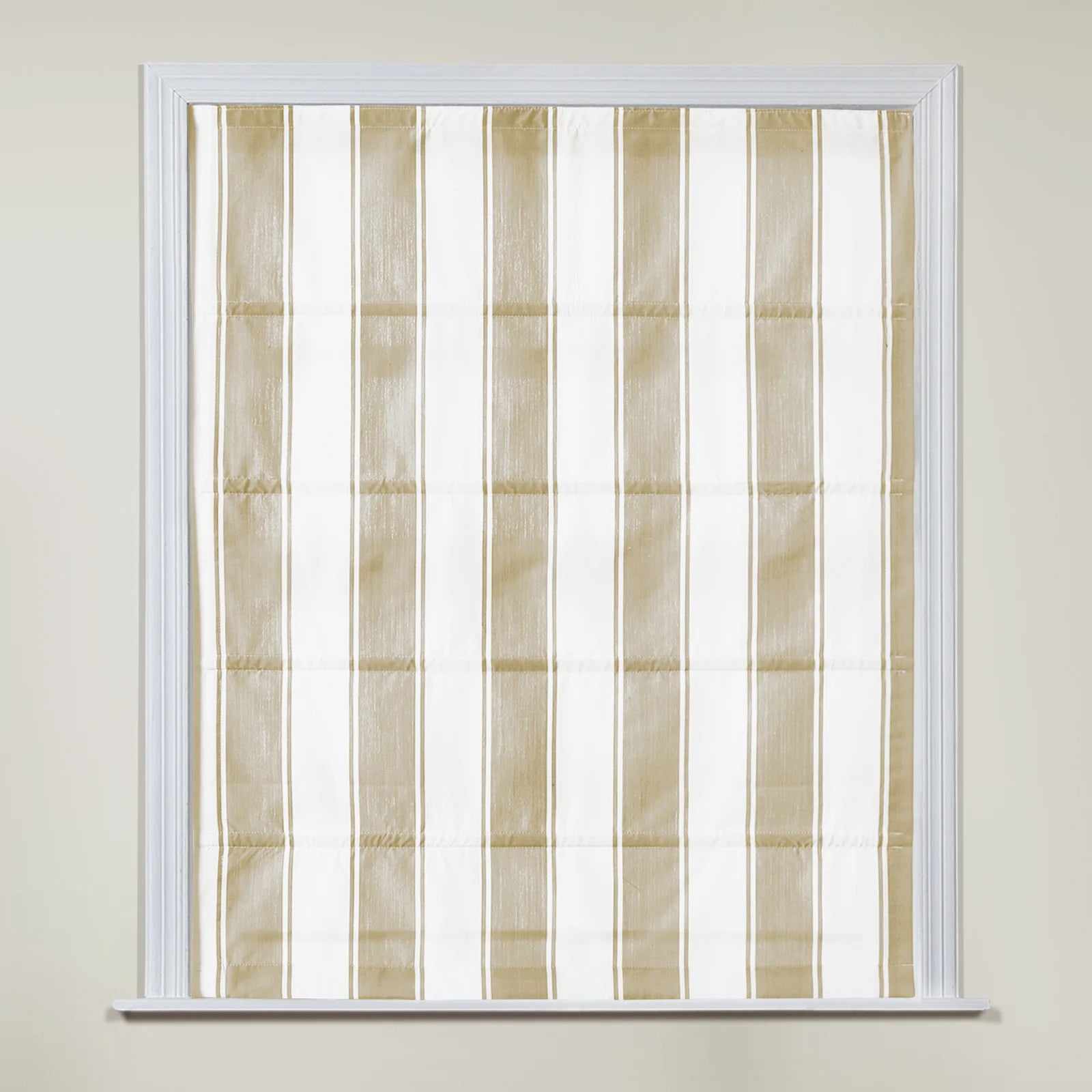 Celia Patterned Cordless Roman Shade Window Treatment - Blackout Fabric for Bedroom & Living Room Privacy & Light Control