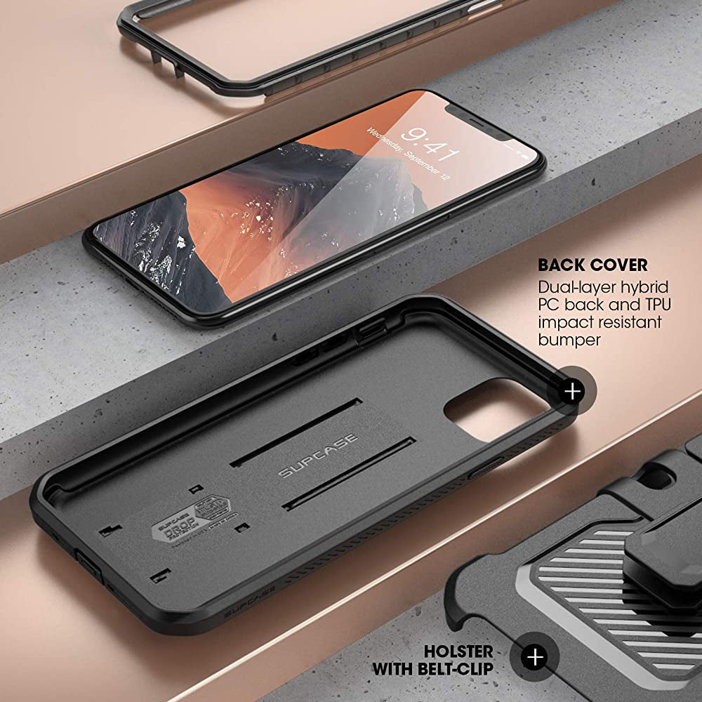 iPhone 11 Pro Case 5.8 Inch - Unicorn Beetle Pro Full Body Rugged Protective Cover (Black) | Shockproof & Drop Protection for Outdoor, Work & Daily Use