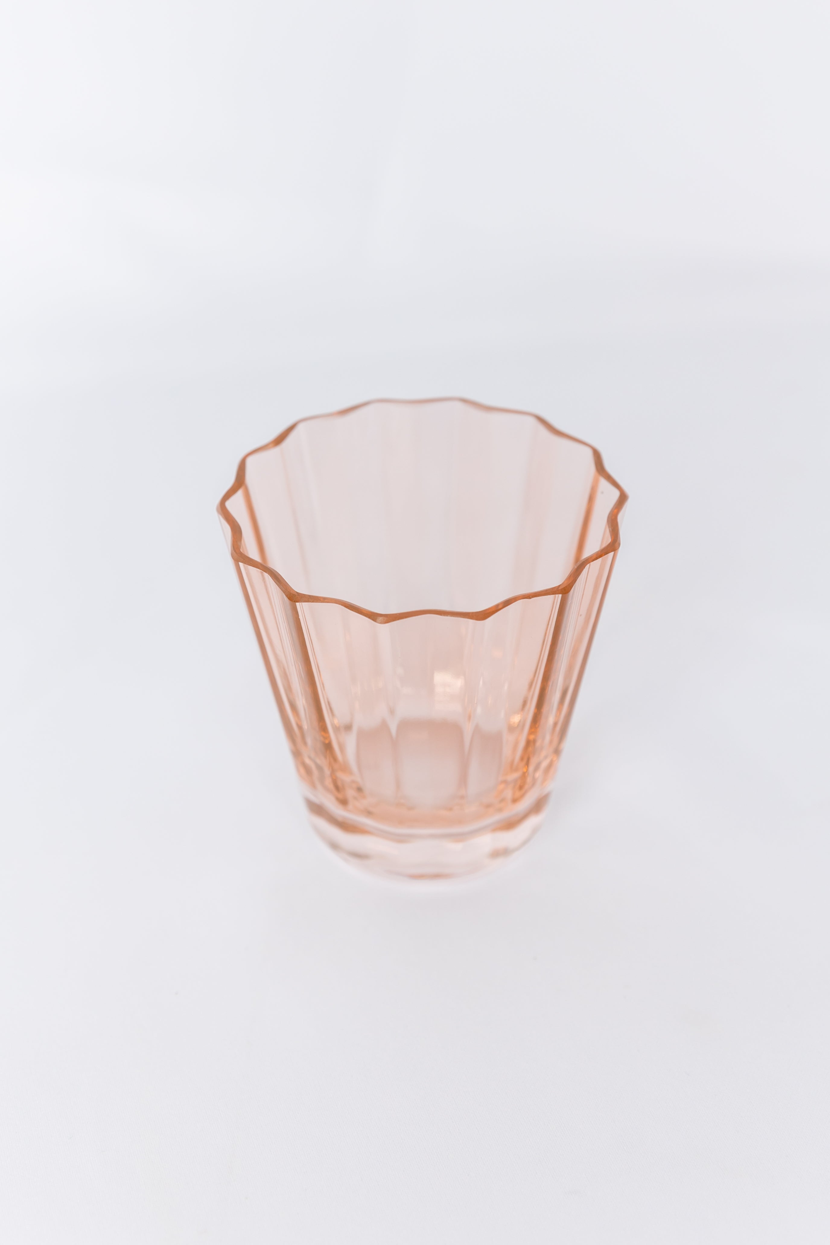 Estelle Colored Sunday Low Ball Glasses - Set of 2 (Blush Pink) | Elegant Cocktail & Whiskey Drinking Glasses for Home Bar, Parties & Gifts