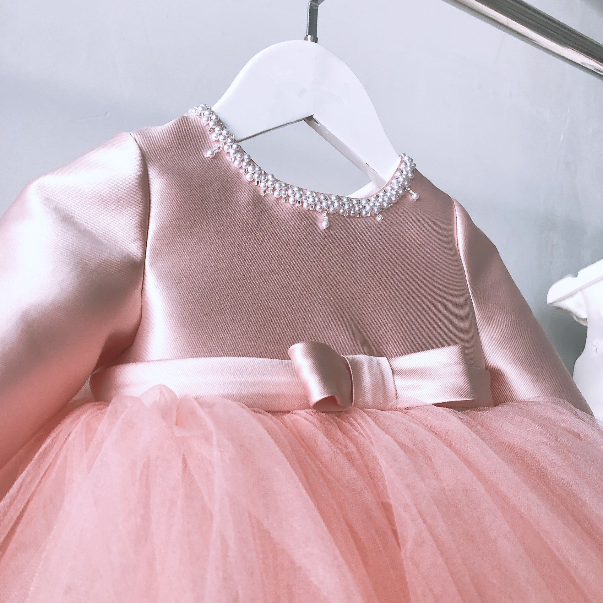 Baby Girl & Toddler Lace Bow Princess Dress - Elegant Cake Birthday Party Gown for 1-3 Years Old | Perfect for Birthday Celebrations, Photo Shoots & Special Occasions