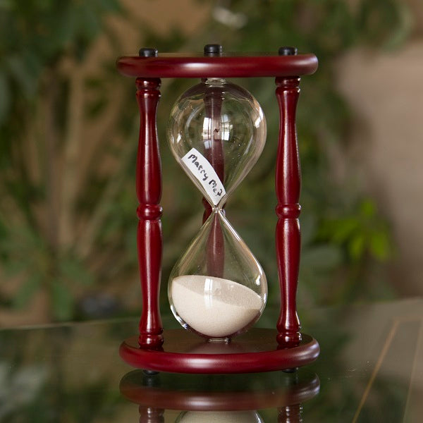 Personalized Message in a Bottle Hourglass - Unique Gift for Weddings, Anniversaries & Special Occasions - Romantic Keepsake for Couples
