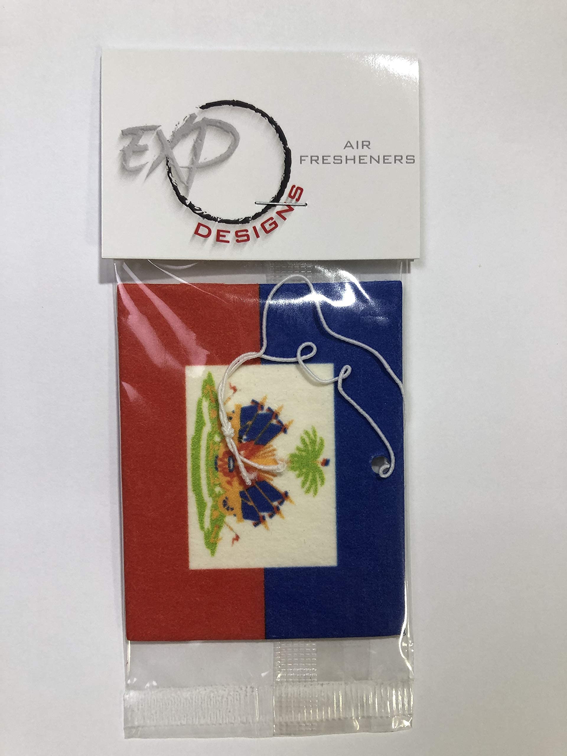 Haiti Flag Car Air Freshener - Long Lasting Fragrance for Vehicles, Home & Office | Perfect for Haitian Pride, Travel & Gifts
