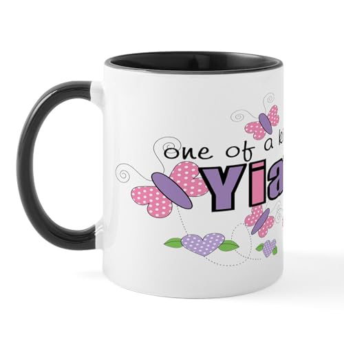 White/Black Inside - One Of A Kind Yiayia Mug