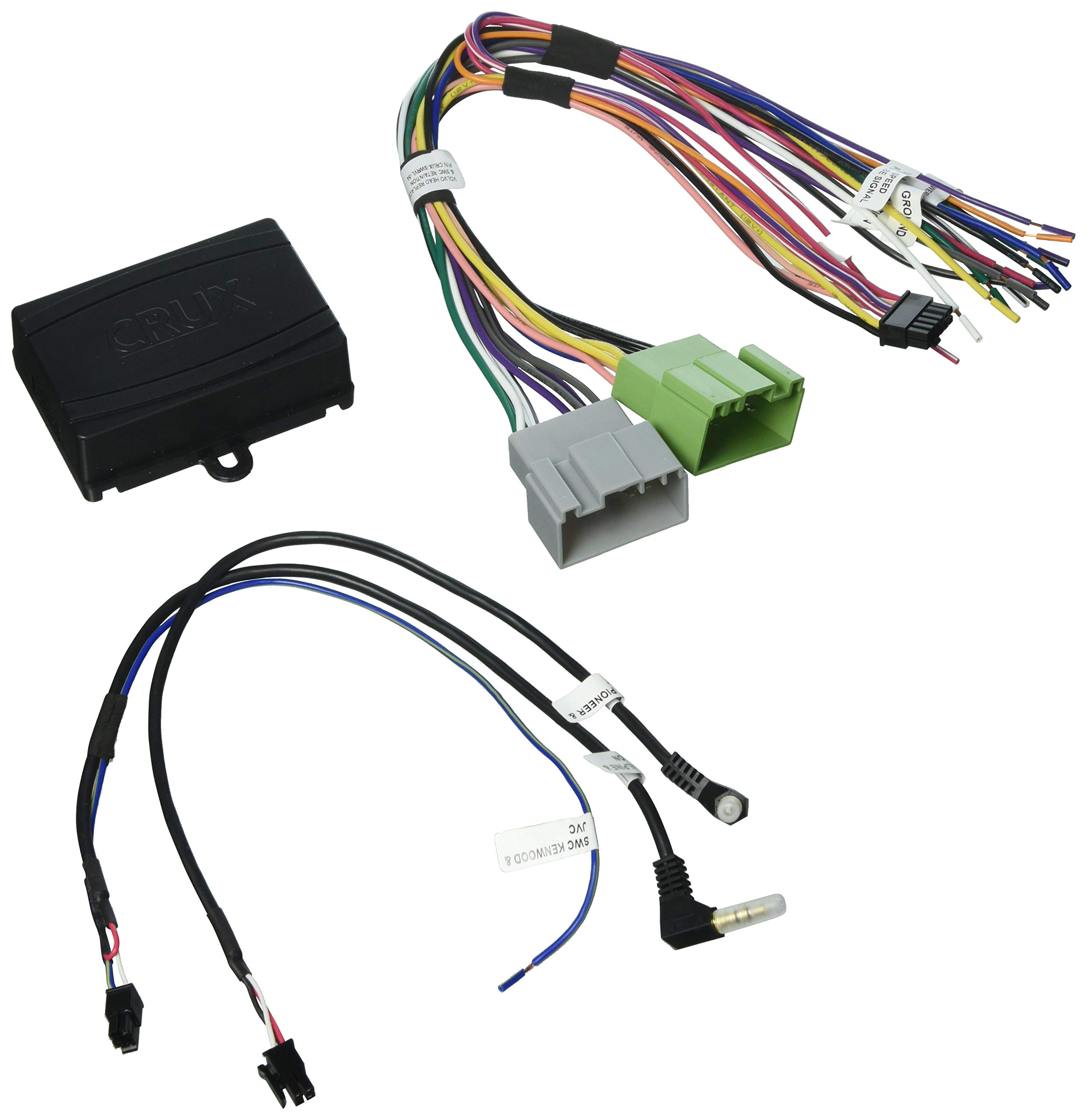 Crux SWRVL-54 Car Radio Replacement Kit - OEM Quality Stereo Installation Accessories for Jeep, Dodge, Chrysler | Perfect for DIY Auto Audio Upgrades & Vehicle Maintenance