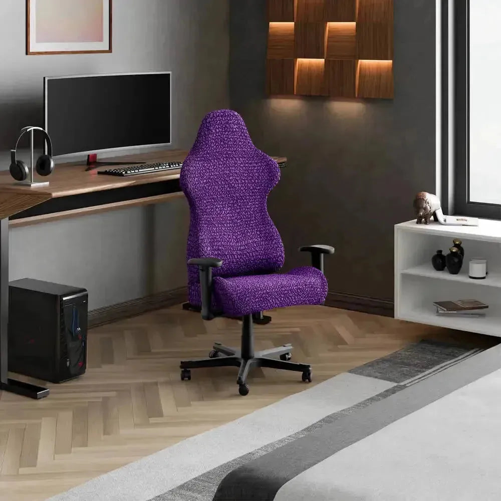 Premium Gaming Chair Slipcover - Breathable Microfiber Collection - Perfect for PC Gaming Setup, Home Office & Esports Enthusiasts