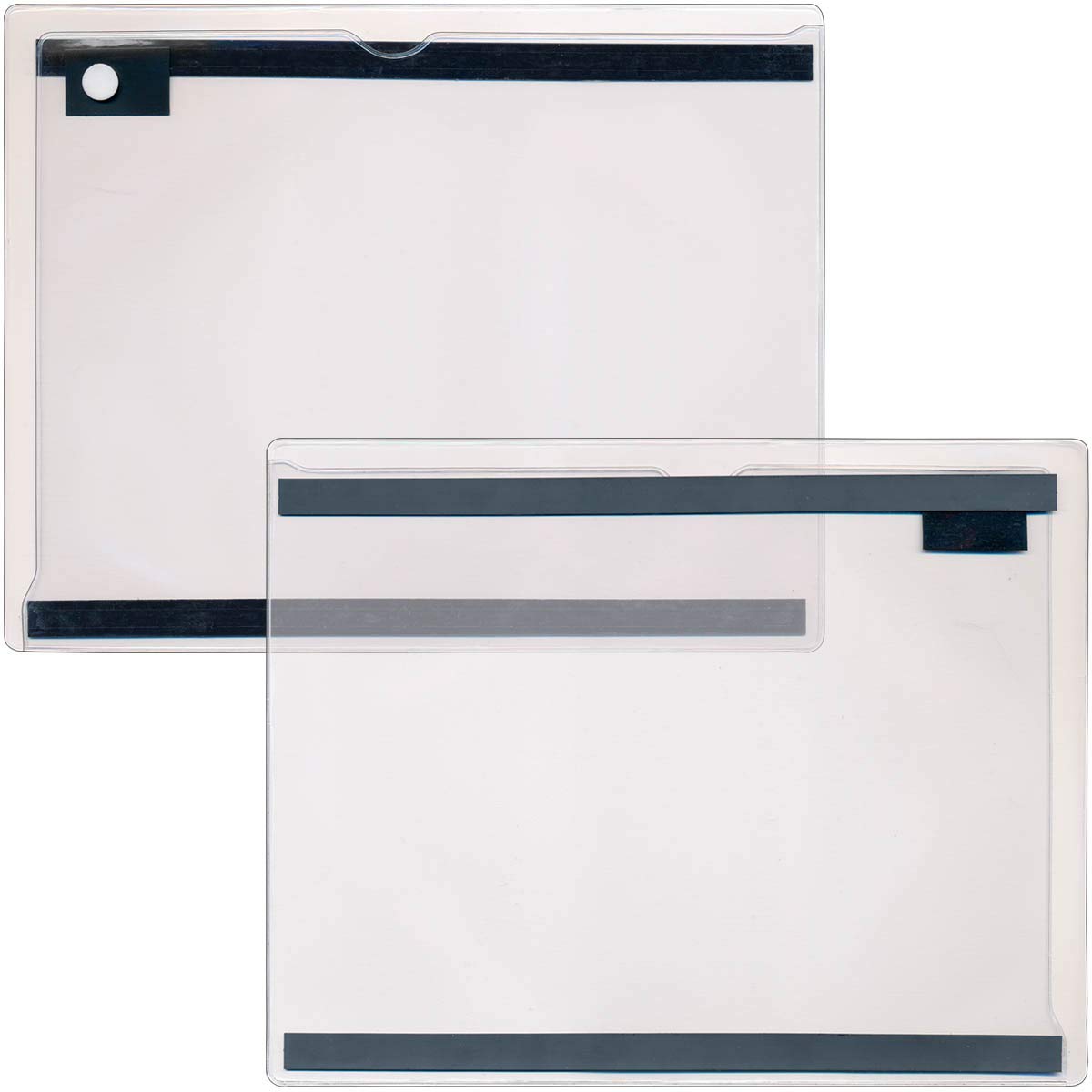 StoreSMART - 200 Pack Clear Magnetic Closure Pockets 8.5