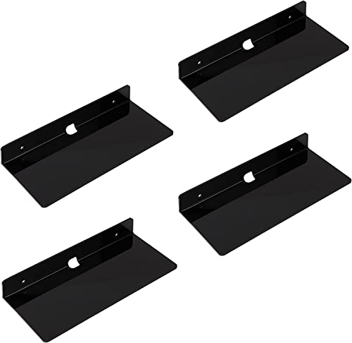 Black With Adhesive Tape and Screws