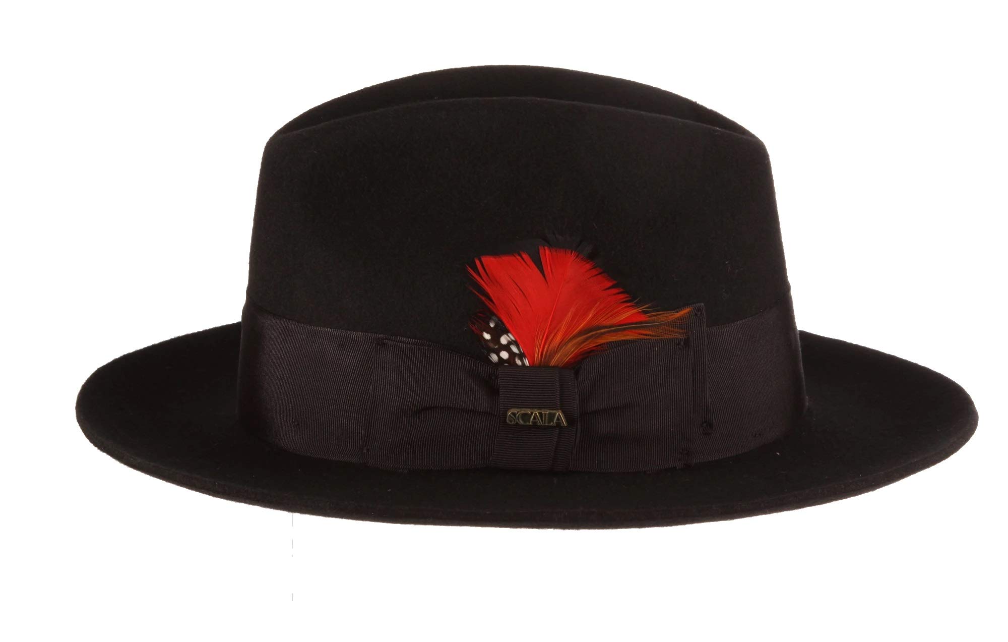 Scala Men's Felt Fedora Hat - Stylish & Comfortable for Outdoor Events