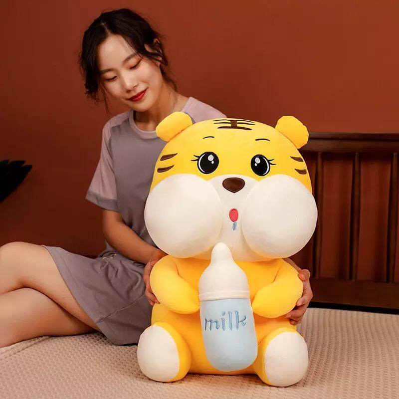 Cute Tiger Plush Toy - Soft & Huggable Stuffed Animal for Kids, Gifts, and Nursery Decor | Perfect for Birthdays, Valentine's Day, and Room Decoration