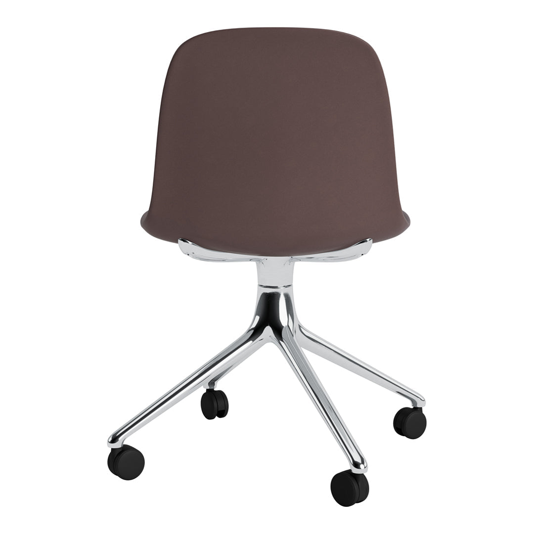 Ergonomic Form Chair with 4-Wheel Swivel Base - Adjustable Office Chair for Home & Work - Perfect for Desk Work, Gaming, and Study Sessions