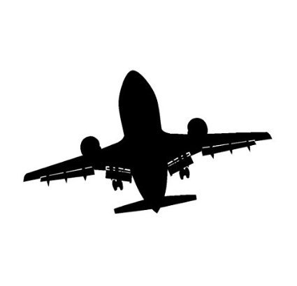 Airplane Wall Decal - Jet Airliner Sticker for Kids Room, Boys Bedroom & College Dorm Decor - Aviation Themed Mural (20x36 inches) - Perfect for Nursery, Office & Home Decor