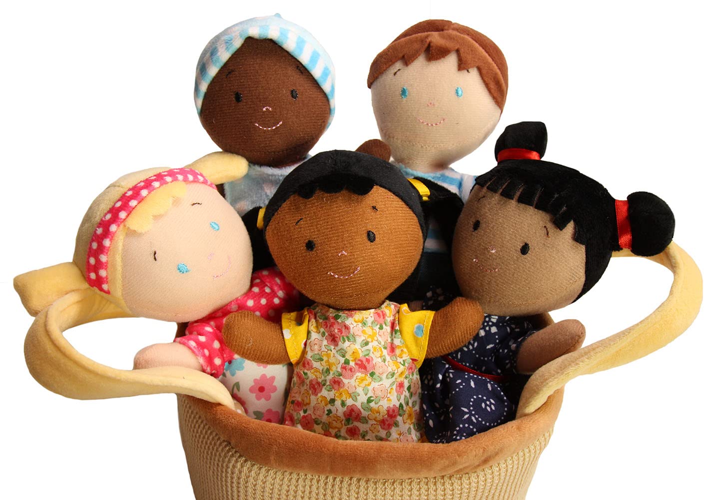 Diversity Plush Dolls Set of 5 - 8