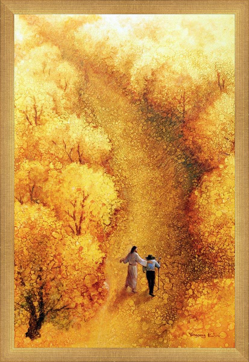 By Your Side - Heartwarming Art Print by Yongsung Kim | Christian Home Decor, Wall Art for Living Room & Bedroom | Perfect Gift for Weddings, Anniversaries & Housewarming