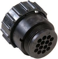 206044-1 Circular Connector Plug, Size 17, 14-Position, Free Hanging (10-Pack) - Ideal for Industrial Automation, Robotics & Electrical Wiring Applications