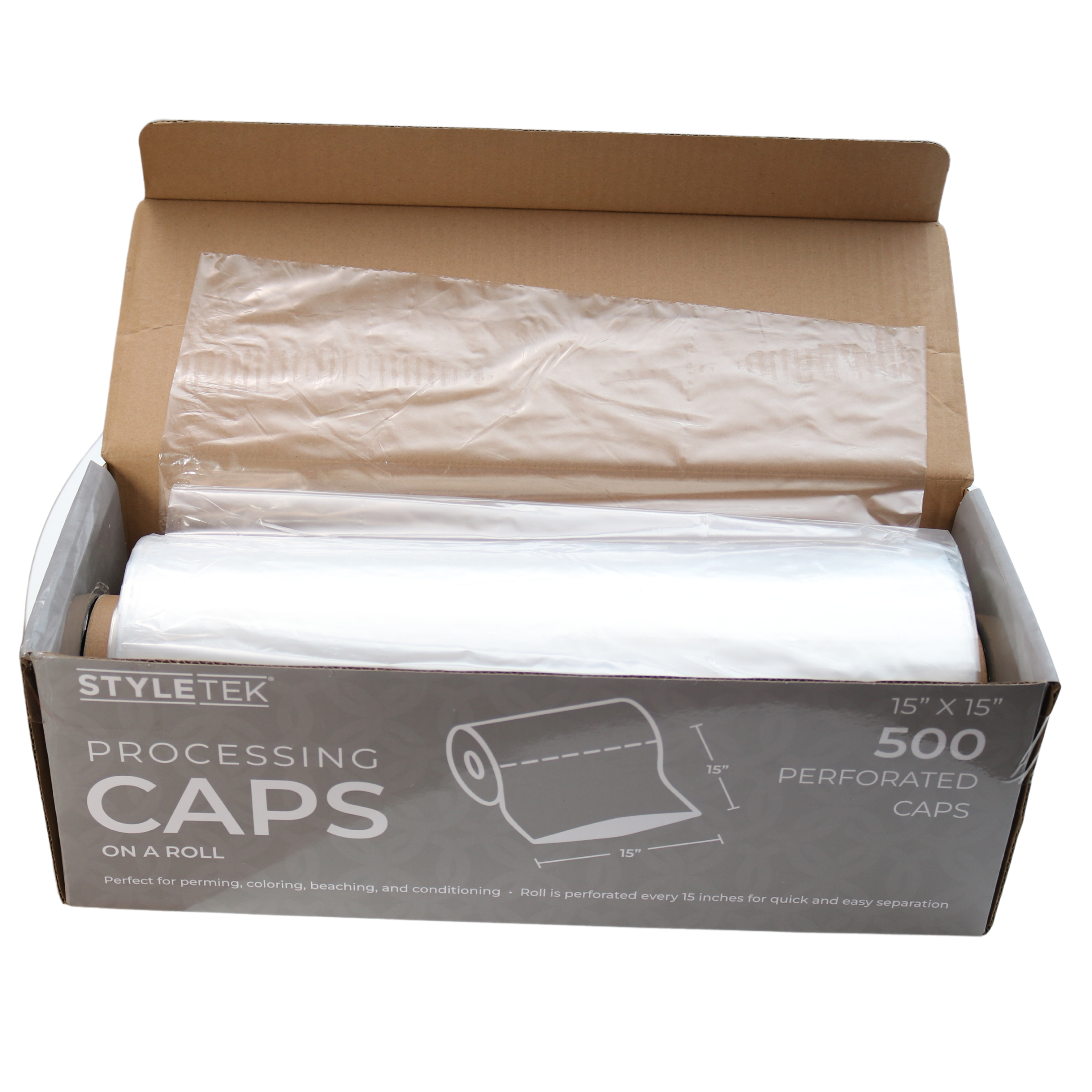 Styletek 500 Pcs 15x15mm Plastic Bottle Caps - Durable Food-Grade Plastic Processing Caps for Bottles, Jars & Containers - Perfect for Home Brewing, DIY Crafts & Industrial Packaging