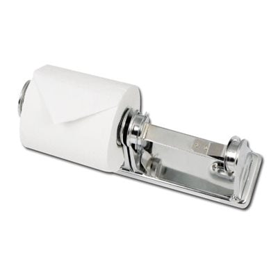 Winco Double Roll Toilet Tissue Holder - Chrome Plated Bathroom Accessory for Modern Homes | Perfect for Guest Bathrooms, Master Suites & Powder Rooms