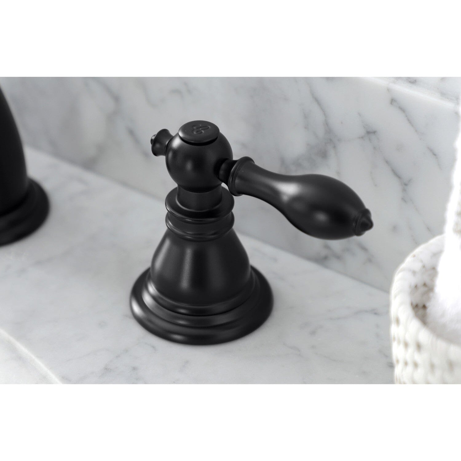 American Classic Two-Handle 3-Hole Widespread Bathroom Faucet with Pop-Up Drain - Deck Mount Sink Faucet for Bathroom Vanity, Perfect for Modern Home Renovation and Luxury Bathroom Upgrades