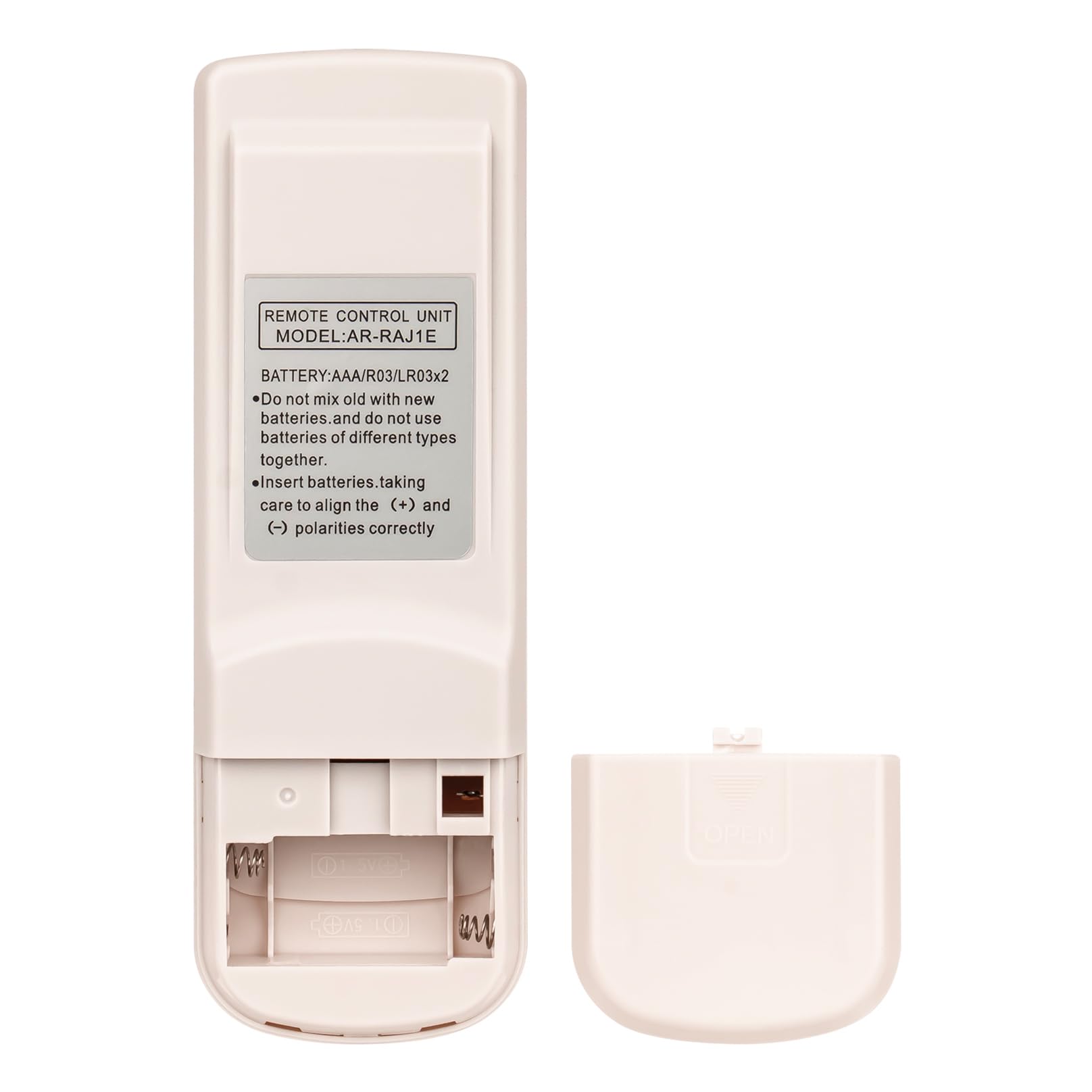 AR-RAJ1E Replacement Remote Control for Fujitsu AC Air Conditioner - Compatible with ARRAJ1E & AR-RAH2E Models | Perfect for Home, Office & Commercial Use