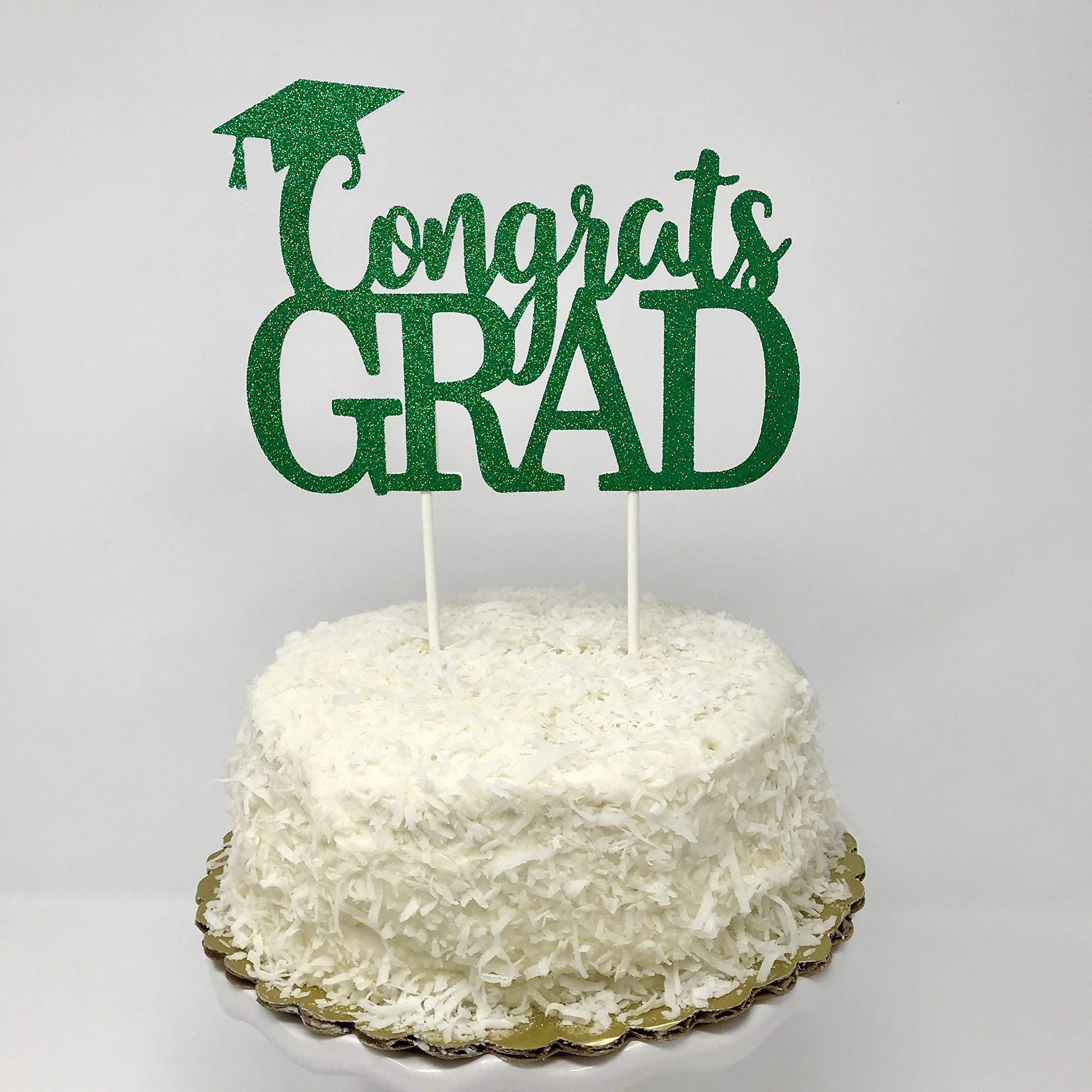 2020 Graduation Cake Topper - Elegant Graduation Decorations for Cakes, Cupcakes & Desserts | Perfect for Graduation Parties, Ceremonies & Celebrations