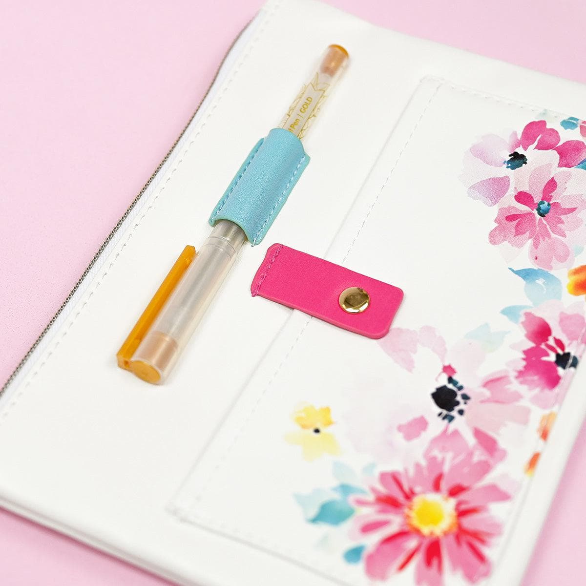 Watercolor Dream Pocket Zipper Pouch - 9.25 x 6.5 Inches (235 x 165mm) - Perfect for Art Supplies, Makeup & Travel Essentials Organization