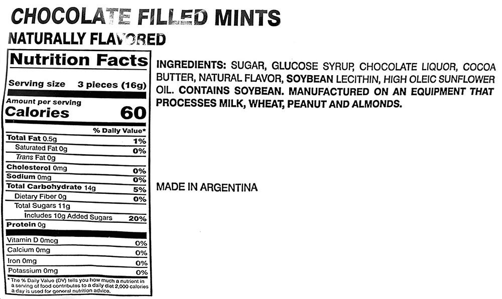 SweetGourmet Chocolate Filled Mints - Premium Hard Candies Bulk 4lbs | Arcor Brand | Perfect for Office Snacks, Party Favors & Gift Baskets