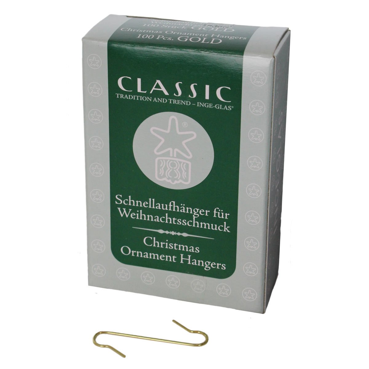 Premium Gold Ornament Hanger Hooks - Durable Christmas Tree Decorations for Holiday, Party & Home Decor - Made of High-Quality Metal - Perfect for Xmas, Wedding, and Gift Display