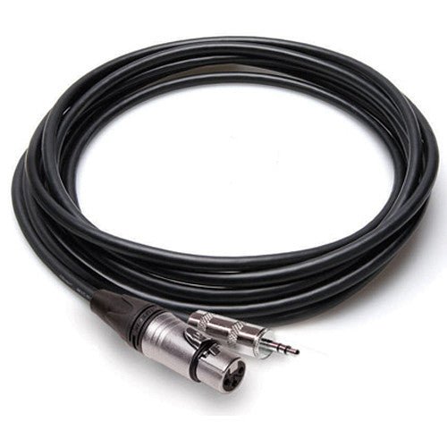 Hosa Technology Professional XLR Female to XLR Male Microphone Cable for Camcorders - High-Quality Audio Recording for Vlogging, Interviews, and Live Streaming