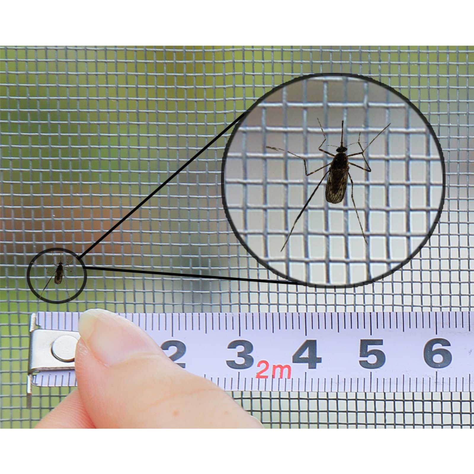 Fly Screens for Windows - Fiberglass Mesh Window Screens with Magic Tape Installation, Lightweight & Breathable, 37 Size Options - Perfect for Home, Office, and Patio Bug Protection