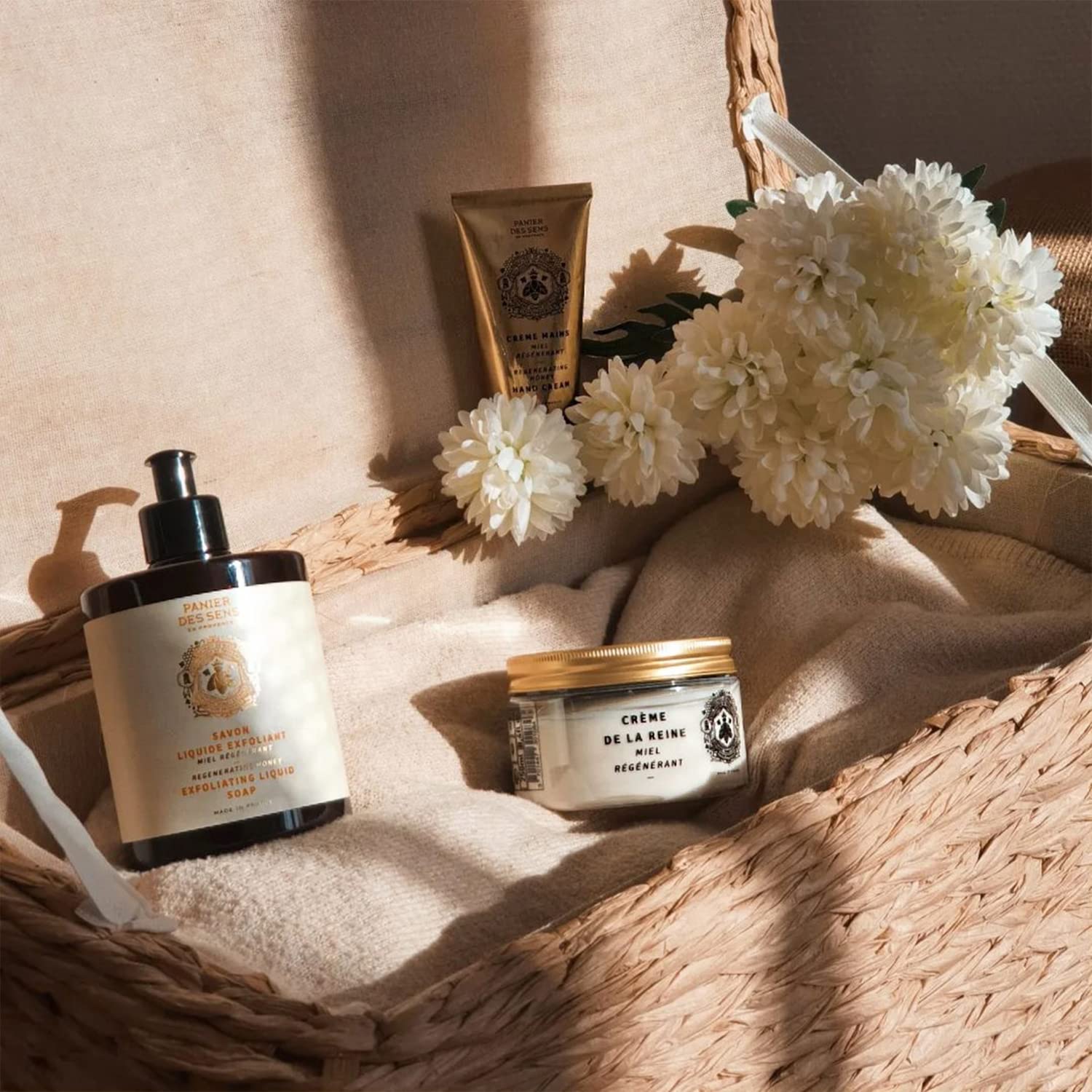 Panier des Sens Honey Ultra Rich Body Cream for Women - Deep Hydrating Moisturizer for Dry Skin with Shea Butter & Organic Honey - 99% Natural Ingredients Body Butter - 8.45 Fl Oz - Perfect for Daily Skincare & Gift Giving