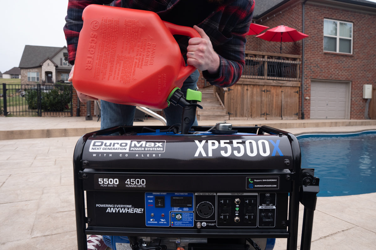 5500W Portable Gasoline Generator with CO Alert - Reliable Backup Power for Home, Camping & Outdoor Emergencies
