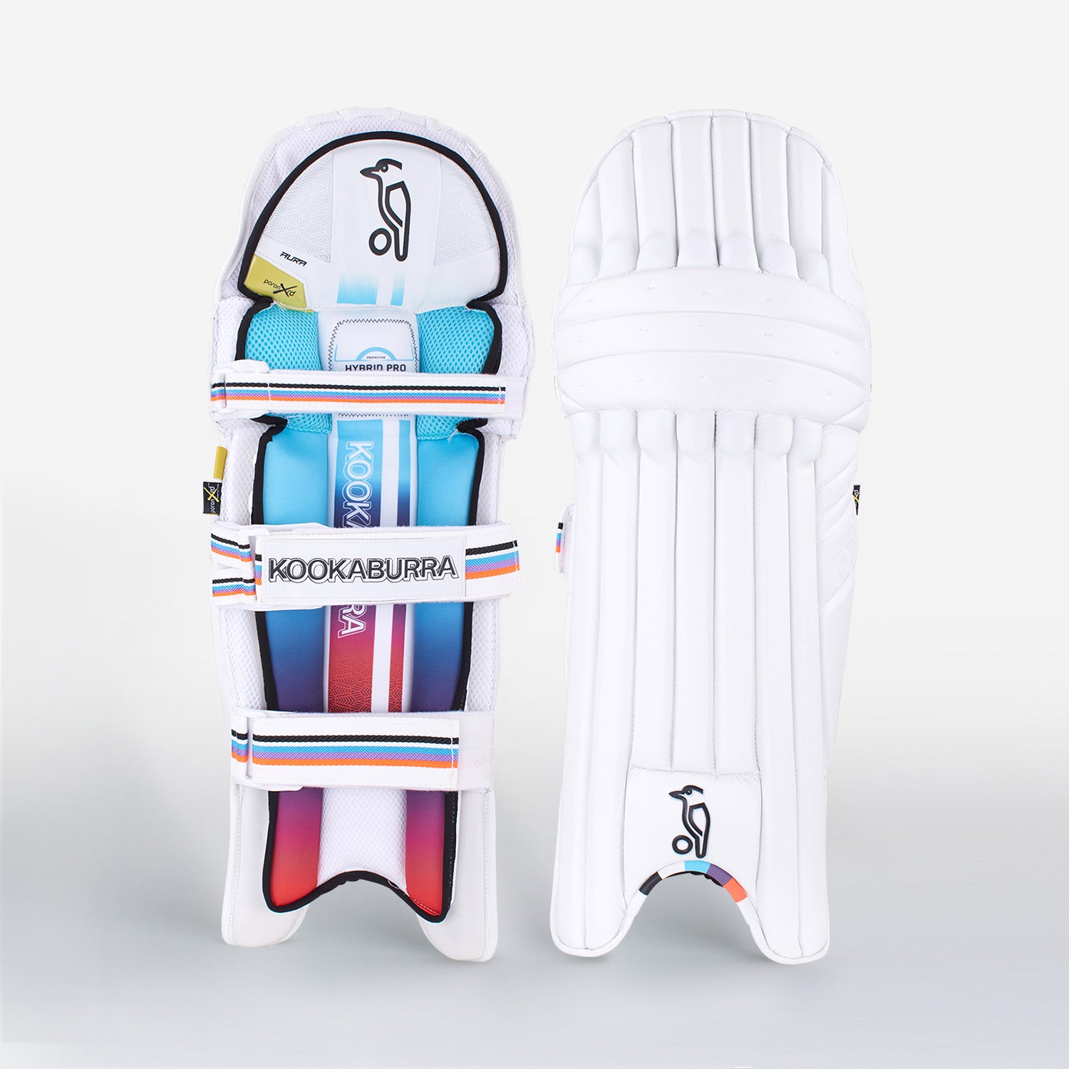 Kookaburra Aura Pro Batting Pad 2024 - Premium Cricket Leg Guards for Maximum Protection & Comfort | Perfect for Practice & Match Play