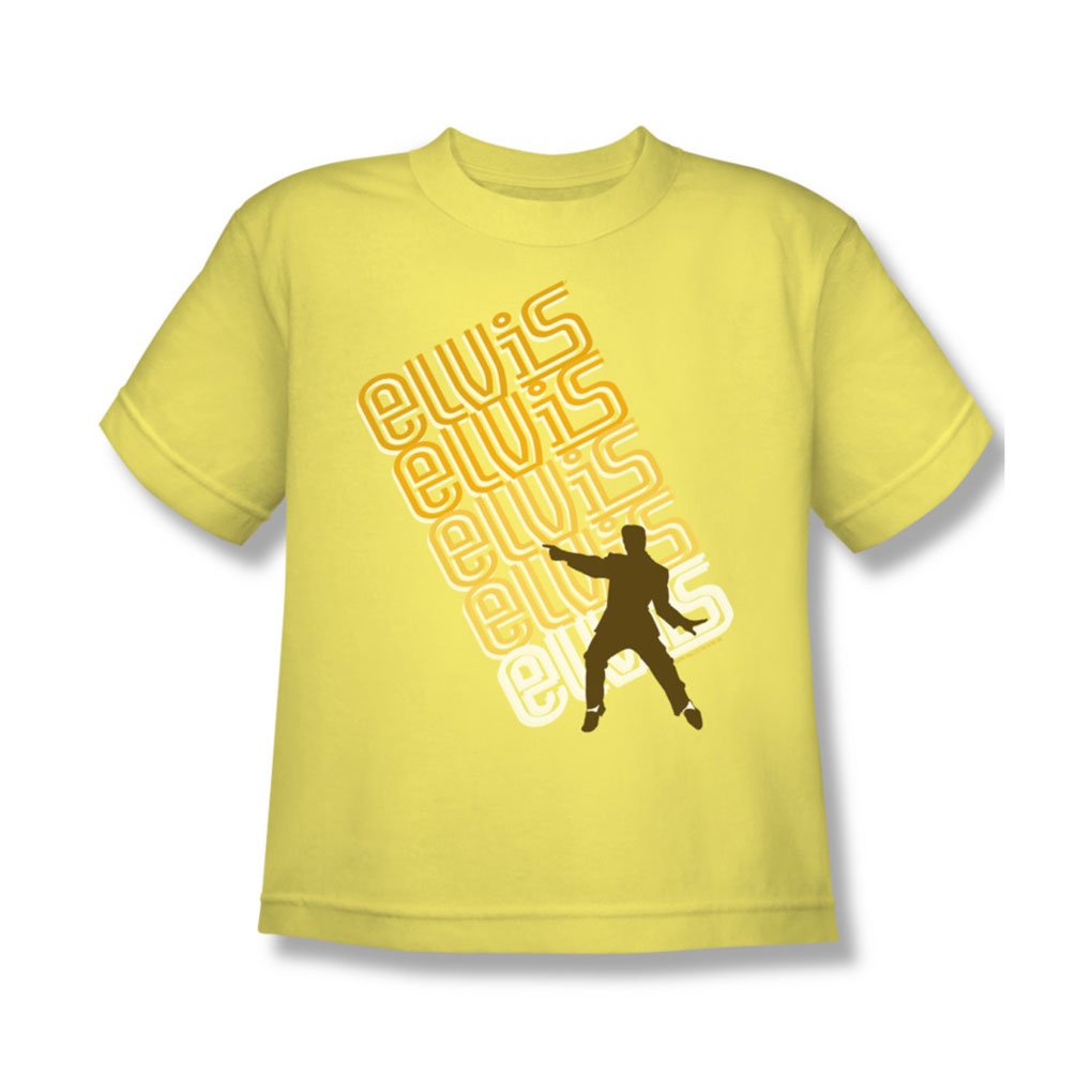 Elvis Presley Vintage Banana Yellow Youth T-Shirt - Retro Music Fan Tee for Concerts & Casual Wear