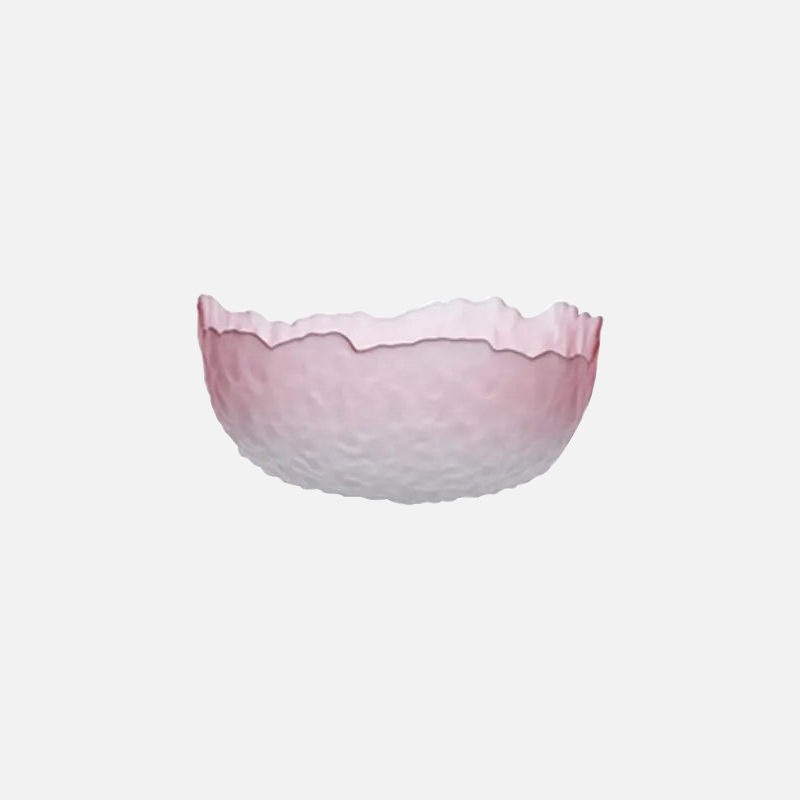 Lulu Frosted Glass Dessert Bowl Set - Elegant Serving Dishes for Ice Cream, Pudding & Fruit - Perfect for Parties, Dessert Bars & Home Entertaining
