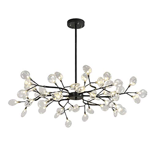 Black and Transparent Glass Lampshade