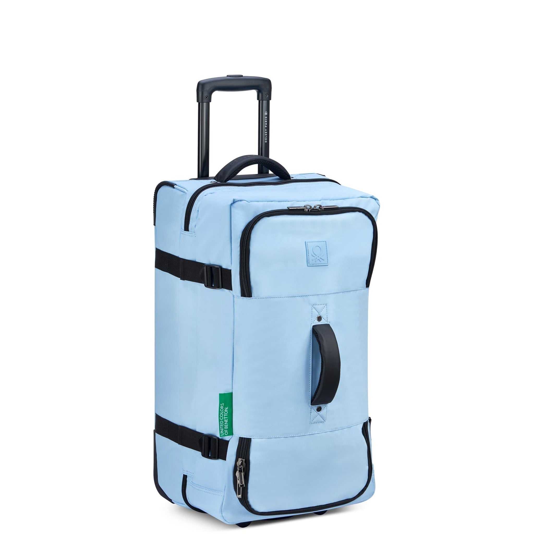 Delsey NOW! 24 Inch 2 Wheel Rolling Duffel Bag - Lightweight Luggage for Travel, Gym & Weekend Getaways | Carry-On Friendly & Durable Spinner Suitcase