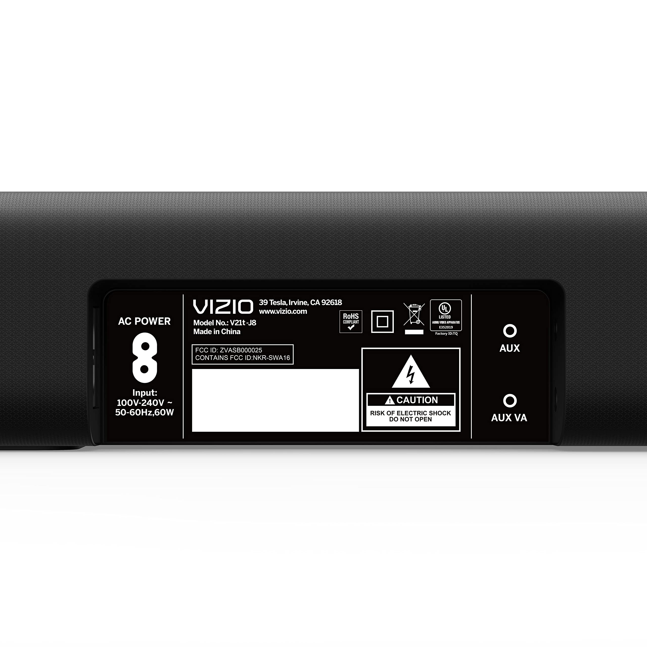 VIZIO V-Series 2.1 Compact Home Theater Sound Bar with Wireless Subwoofer - Bluetooth, DTS Virtual:X, Voice Assistant Compatible, Remote Included - Perfect for Living Room, Bedroom & Home Theater Audio Enhancement