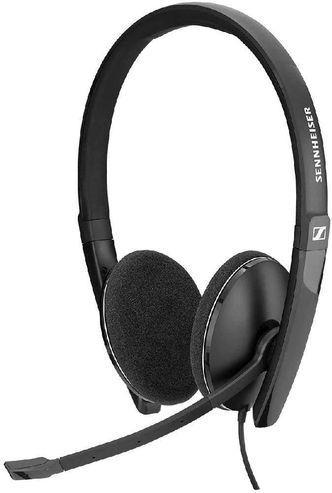 Sennheiser PC 3.2 Chat - Lightweight Stereo Gaming Headset with Noise-Cancelling Mic for PC - Perfect for Online Classes, Work Calls & Gaming - Comfortable Over-Ear Design for Long Sessions - Black