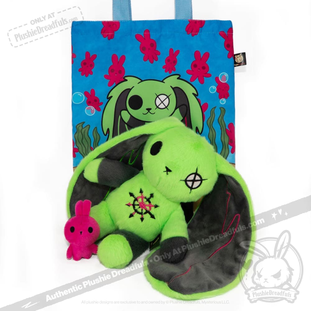 Plushie Dreadfuls ADHD Rabbit Extra Chaos Edition - Soft Stuffed Animal Toy for Kids & Adults | Perfect for Anxiety Relief, ADHD Support & Emotional Comfort