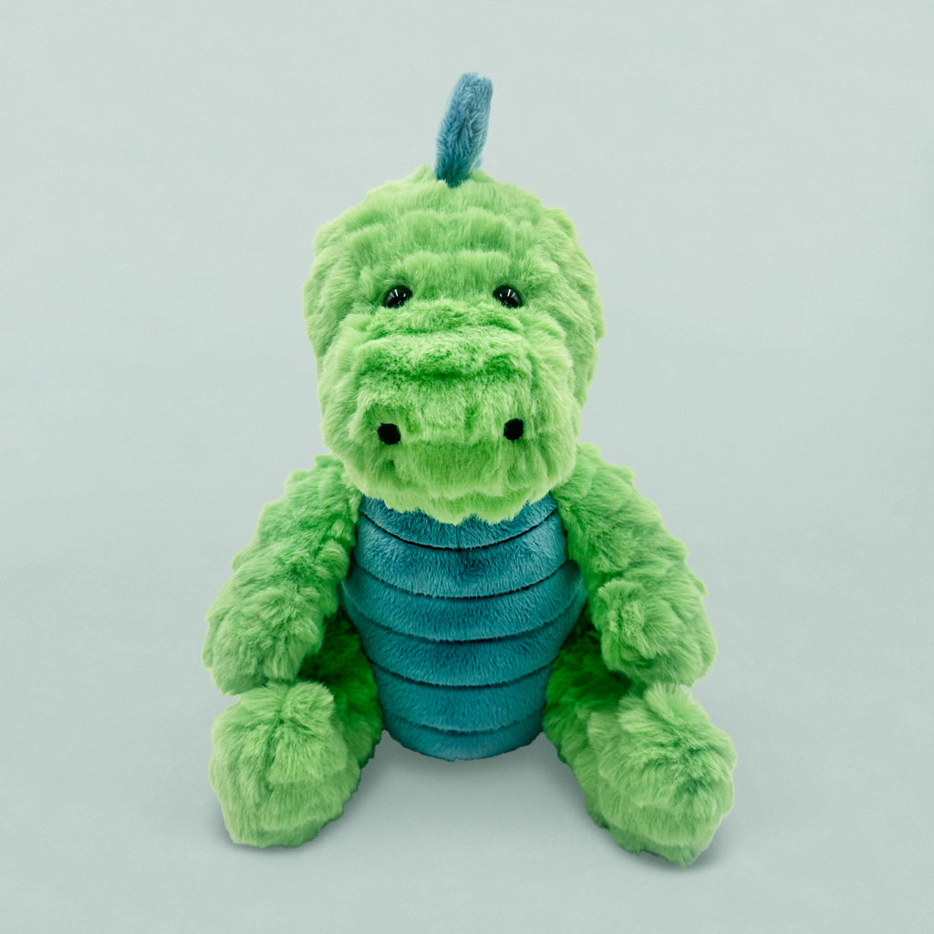 Steiff Spott Stegosaurus Dinosaur Plush Toy with Personalized Dinosaur Pajamas - Perfect Gift for Kids' Bedtime & Dinosaur-Themed Nursery Decor