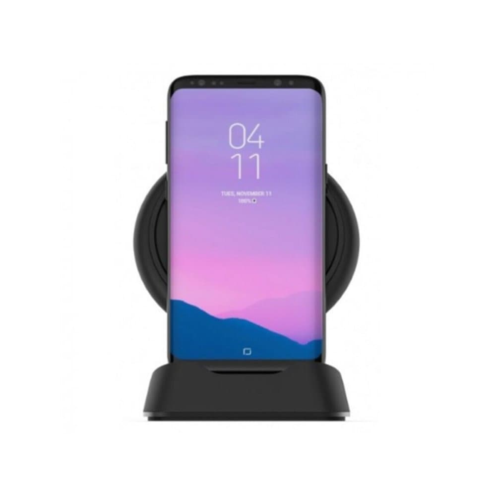 Mophie Universal Wireless Charging Stand - Fast Qi-Certified Charger for iPhone, Samsung, AirPods - Perfect for Office, Home & Nightstand Use