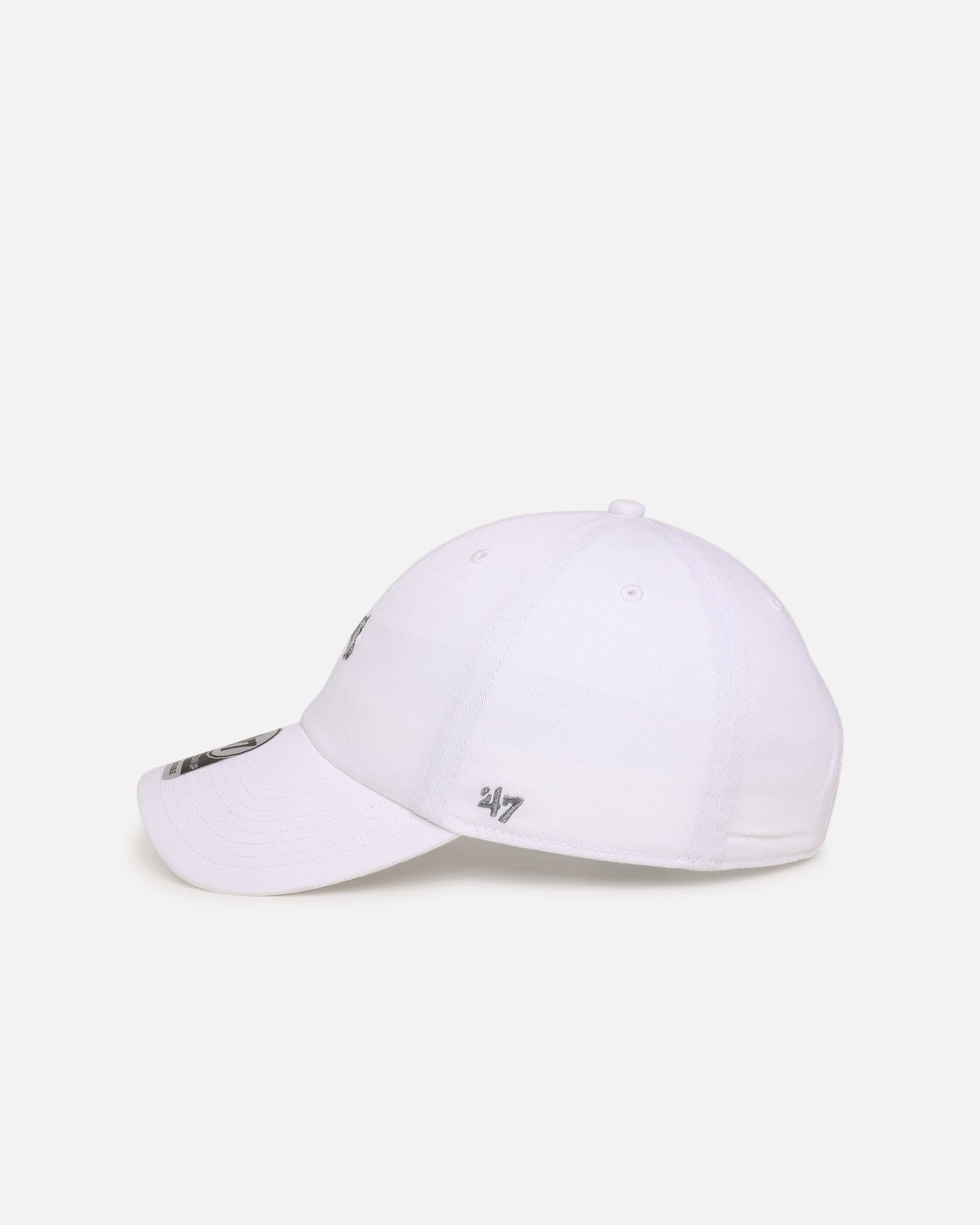 47 Brand Schnauzer Dog Collection Adjustable Strapback Hat - White | Stylish & Comfortable for Outdoor Activities, Casual Wear & Pet Lovers